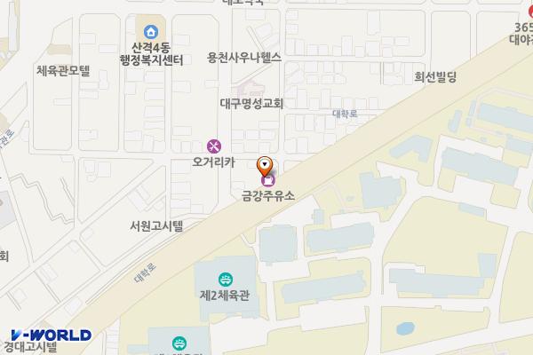 (주)효성에너지 위치 지도 — 대구광역시 북구 대학로 45