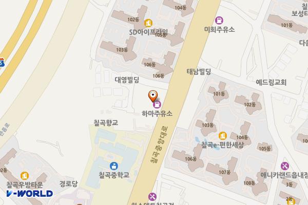 칠곡중앙셀프주유소 위치 지도 — 대구광역시 북구 칠곡중앙대로 603