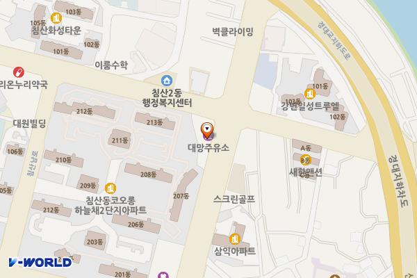 대망주유소 위치 지도 — 대구광역시 북구 중앙대로 601