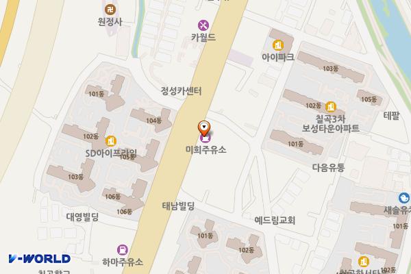 대왕주유소 위치 지도 — 대구광역시 북구 칠곡중앙대로 624