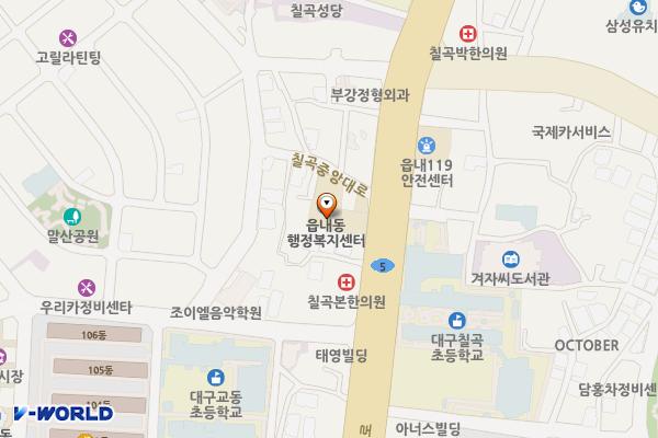 북구청소년문화의집 위치 지도 — 대구광역시 북구 칠곡중앙대로 561