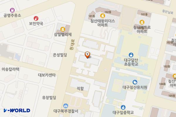 북대구세무서 위치 지도 — 대구광역시 북구 원대로 118