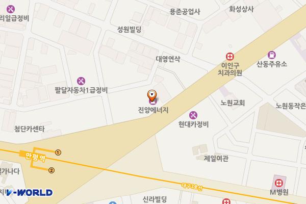 (주)진양에너지 위치 지도 — 대구광역시 북구 노원로 3