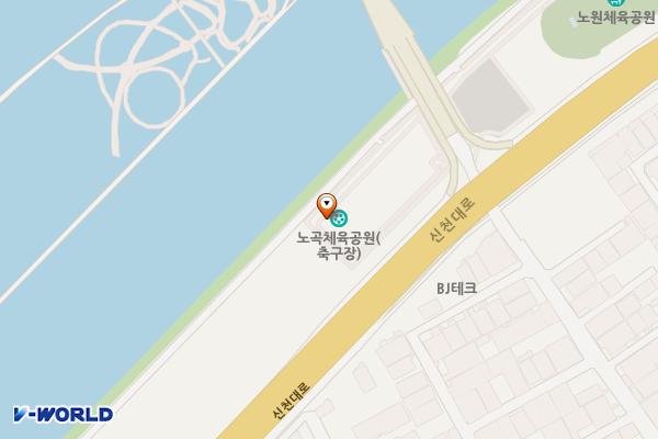 금호강 23번 위치 지도 — 대구광역시 북구 노곡동 876
