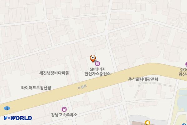 한신가스충전소 위치 지도 — 대구광역시 북구 노원로 229