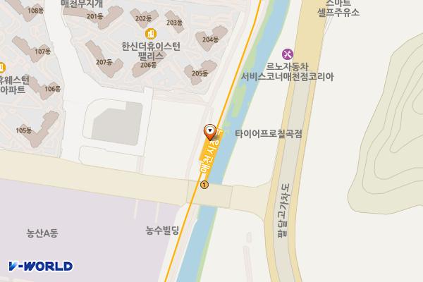매천시장역(지상철3호선) 위치 지도 — 대구광역시 북구 매천로18길 39