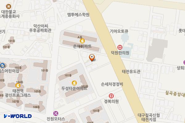 태전1동 행정복지센터 위치 지도 — 대구광역시 북구 태전로7길 10-24