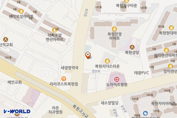 대성산업㈜복현대성주유소 위치 지도 — 대구광역시 북구 검단로 12