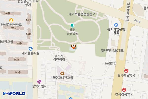 태전근린공원(B) 위치 지도 — 대구광역시 북구 태전동 938