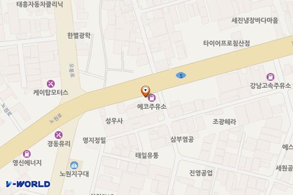 에코주유소 위치 지도 — 대구광역시 북구 노원로 190