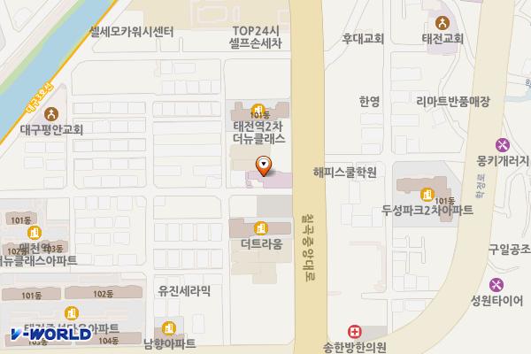 문요양병원 위치 지도 — 대구광역시 북구 칠곡중앙대로 215