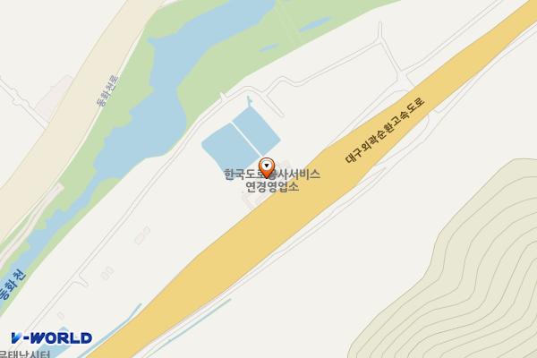 연경 영업소 위치 지도 — 대구광역시 북구 대구외곽순환도로