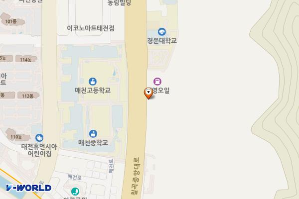 ㈜HC에너지 보광주유소 위치 지도 — 대구광역시 북구 칠곡중앙대로 168