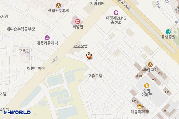 대구복현동우체국 위치 지도 — 대구광역시 북구 경진로 7