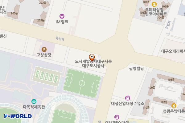 대구도시공사 위치 지도 — 대구광역시 북구 침산로 73