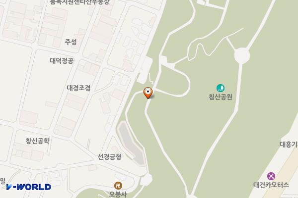 침산공원(C) 위치 지도 — 대구광역시 북구 침산동 1329