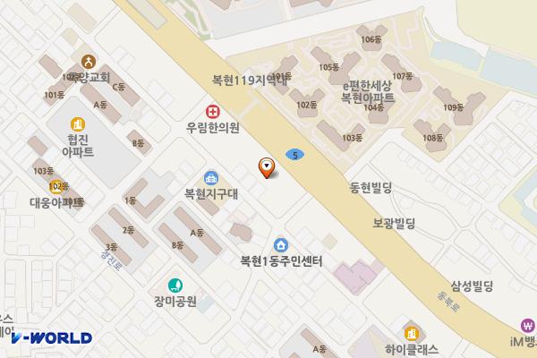 복현셀프주유소 위치 지도 — 대구광역시 북구 동북로 256
