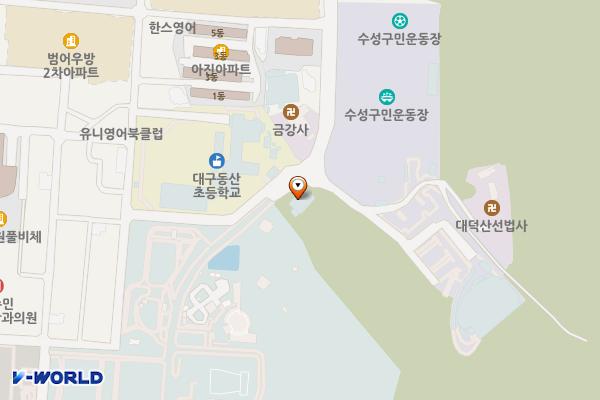 수성국민체육센터 위치 지도 — 대구광역시 수성구 동대구로50길 121-10, 수성국민체육센터 (범어동)