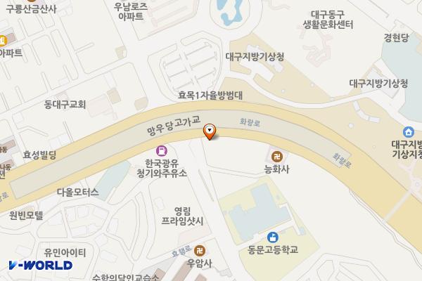 동촌유원지 위치 지도 — 대구광역시 수성구 화랑로 230
