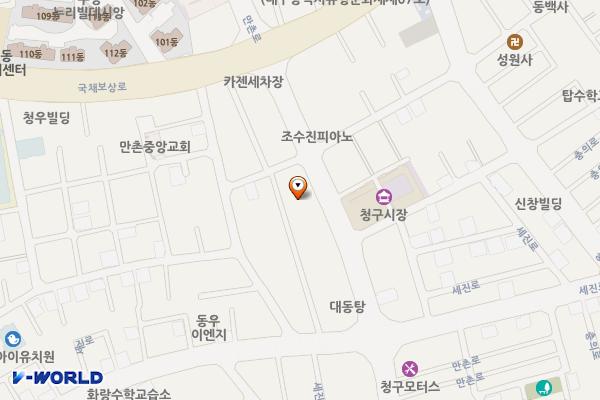 만촌2동행정복지센터 위치 지도 — 대구광역시 수성구 만촌로 67, 만촌2동 행정복지센터 (만촌동)