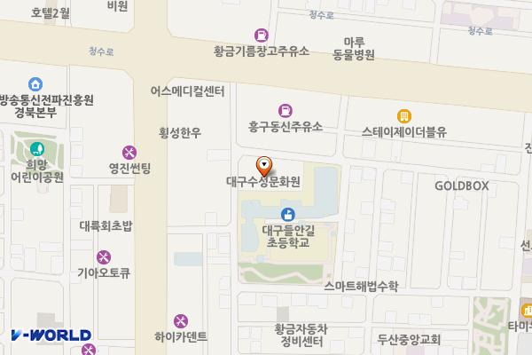 두산평생학습센터 위치 지도 — 대구광역시 수성구 들안로16길 78