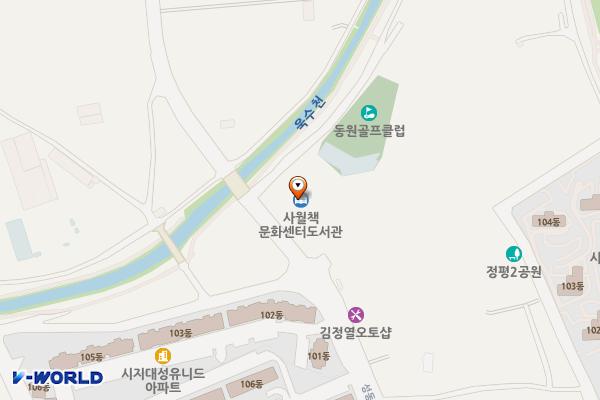 사월책문화센터도서관 위치 지도 — 대구광역시 수성구 성동로 70 (사월동)