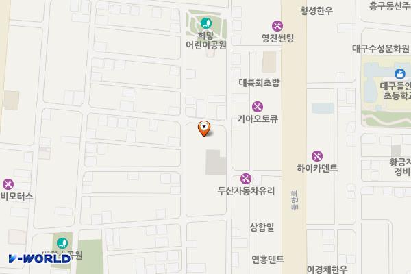 함장종합사회복지회관 위치 지도 — 대구광역시 수성구 들안로19길 48