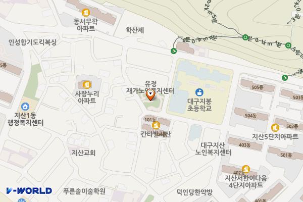 무학어린이공원 위치 지도 — 대구광역시 수성구 지범로31안길 18