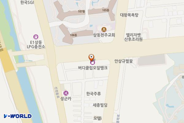 버디클럽오일뱅크 위치 지도 — 대구광역시  수성구 무학로 12
