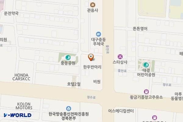 대구개인택시운송사업조합1충전소 위치 지도 — 대구광역시  수성구 들안로25길 7-1