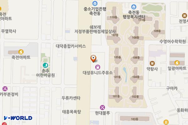 대성산업(주)대성유니드주유소 위치 지도 — 대구광역시 달서구 와룡로 248