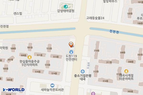대구도원동우체국 위치 지도 — 대구광역시 달서구 도원로 6