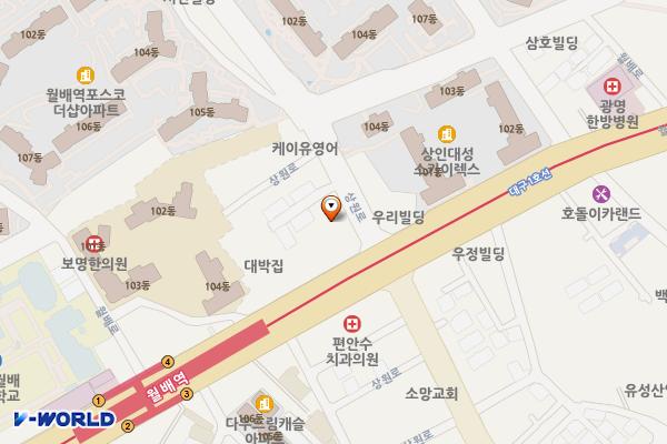 대구월배우체국 위치 지도 — 대구광역시 달서구 상원로 97