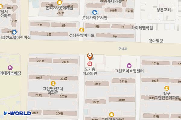 달서송림시장 위치 지도 — 대구광역시 달서구 구마로 176