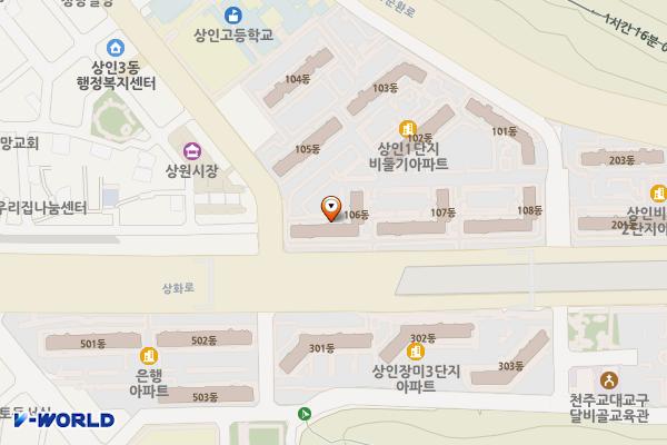 상인종합사회복지관 위치 지도 — 대구광역시 달서구 상화로 371