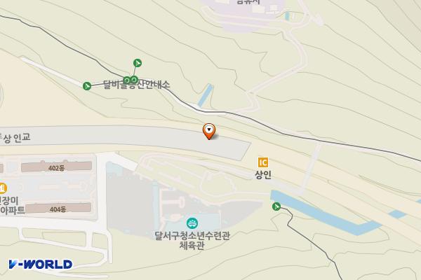 산불달비본부 위치 지도 — 대구광역시 달서구 상인동 1322