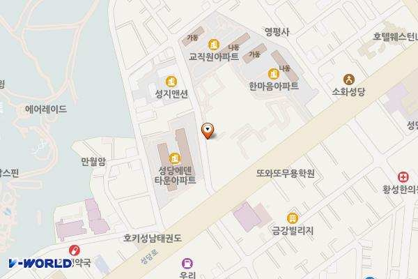 대구광역시 종합복지회관 제1별관 위치 지도 — 대구광역시 달서구 성당로 187