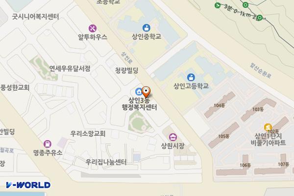 상인3동치안센터 위치 지도 — 대구광역시 달서구 상인로 21