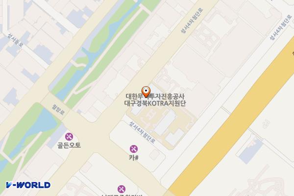 대구경북지방중소벤처기업청 위치 지도 — 대구광역시 달서구 성서4차첨단로 122-11