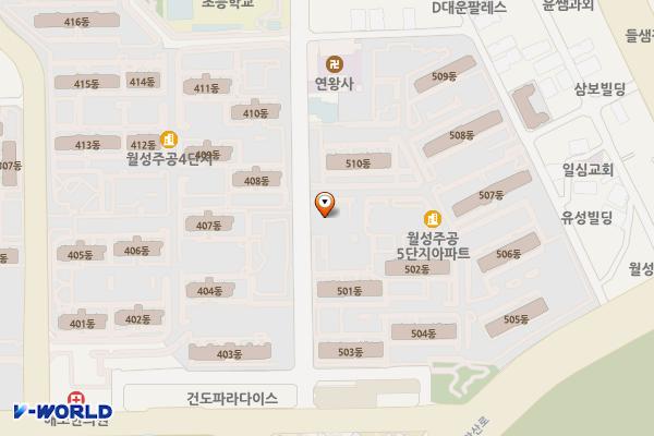 한마음어린이공원 위치 지도 — 대구광역시 달서구 구마로12길 93