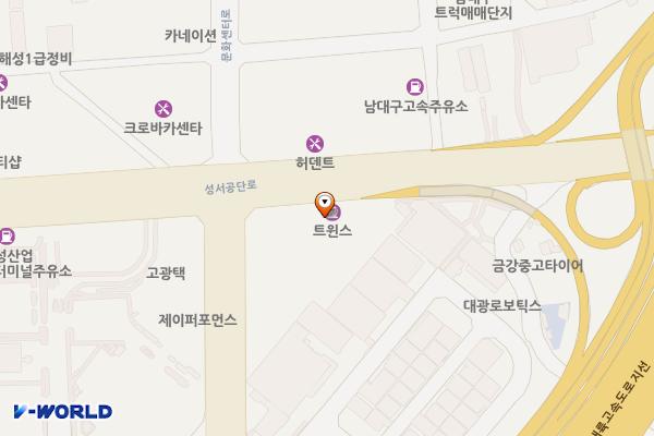 에너지DY남대구IC주유소 위치 지도 — 대구광역시 달서구 성서공단로 372