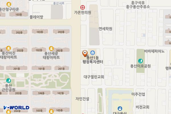 죽전파출소 위치 지도 — 대구광역시 달서구 용산로 212