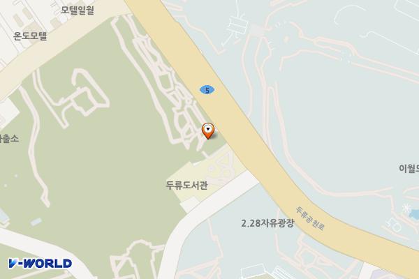 두류도서관화장실 위치 지도 — 대구광역시 달서구 두류동 581