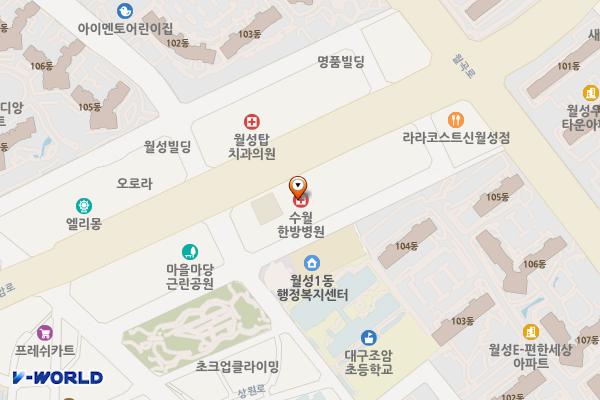 월성동 이래타워 키즈 위치 지도 — 대구광역시 달서구 조암로 17