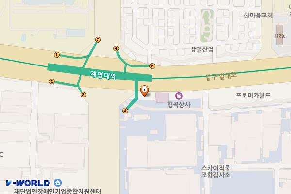 계명주유소 위치 지도 — 대구광역시 달서구 달구벌대로 1150