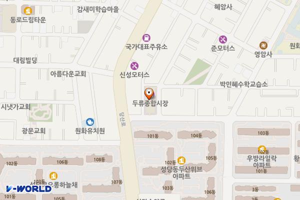 두류종합시장 위치 지도 — 대구광역시 달서구 당산동길 9
