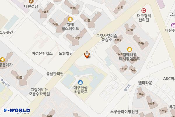 달서가족문화도서관 위치 지도 — 대구광역시 달서구 조암남로 137