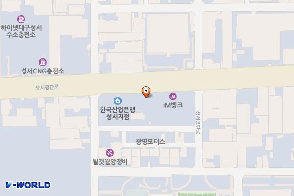 대구성서공단우체국 위치 지도 — 대구광역시 달서구 성서공단로 118