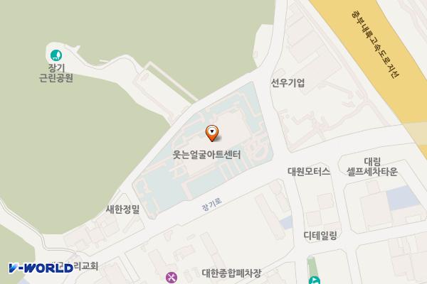 달서아트센터 본관, 별관 위치 지도 — 대구광역시 달서구 문화회관길 160