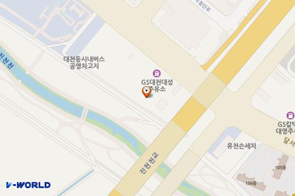 대천에너지 위치 지도 — 대구광역시 달서구 달서대로 109
